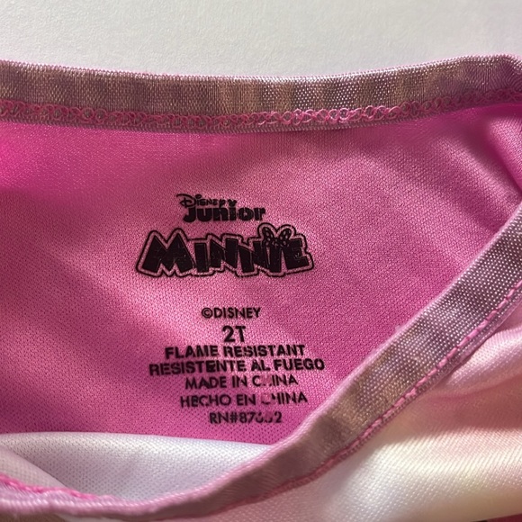 Disney Minnie Mouse pijama gown size 2T - Picture 3 of 4